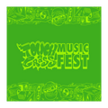 TGMF Oversized Lime Green Silk Scarf