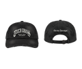 TGMF Arched Crest Washed Black Dad Hat
