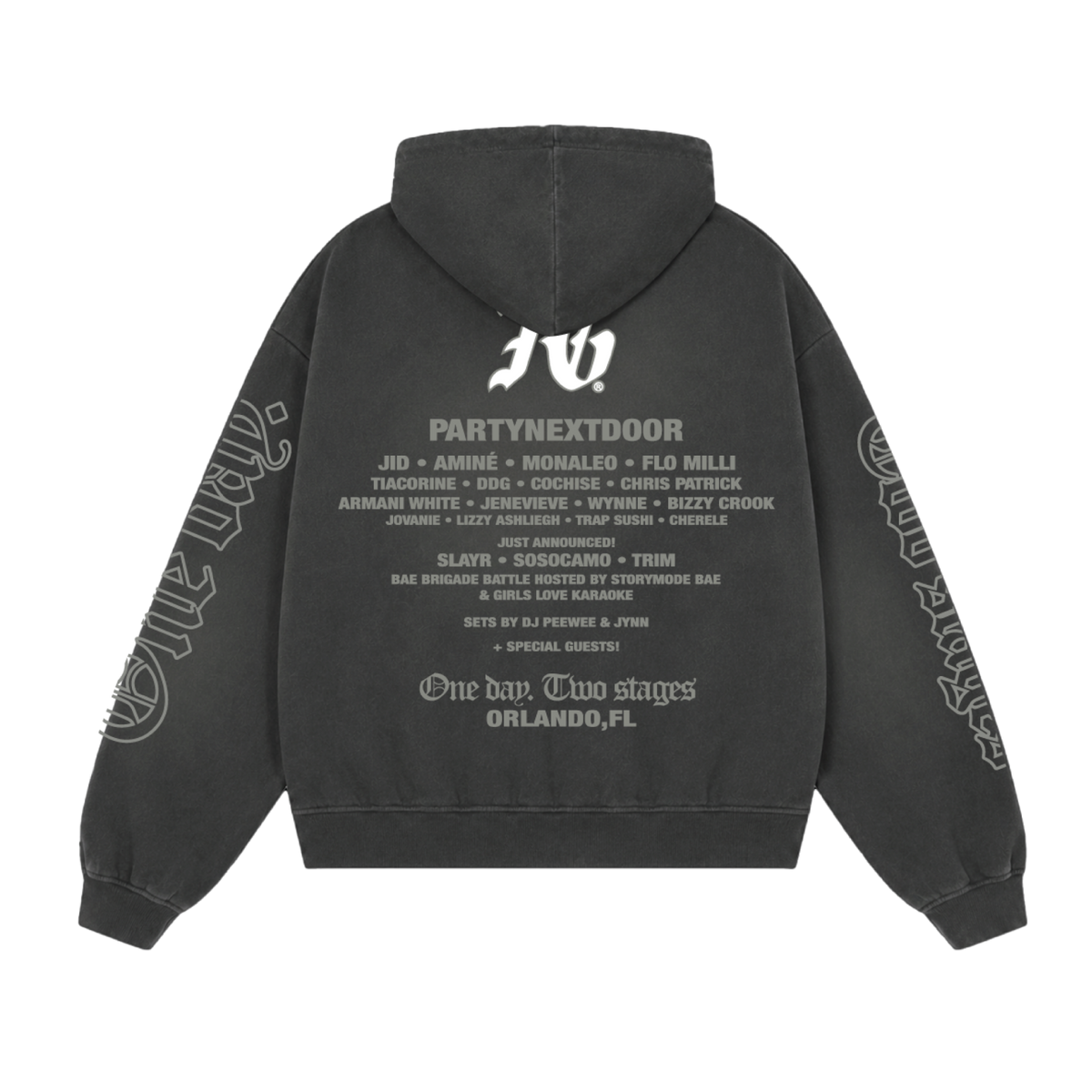 TGMF 26 Staple Washed Black Lineup Hoodie
