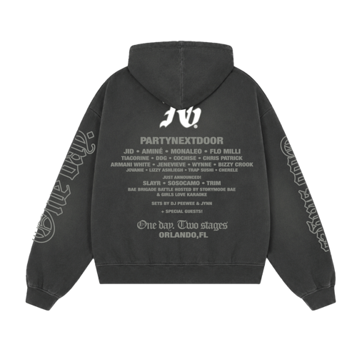 TGMF 26 Staple Washed Black Lineup Hoodie