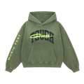 TGMF Collegiate Washed Green Hoodie