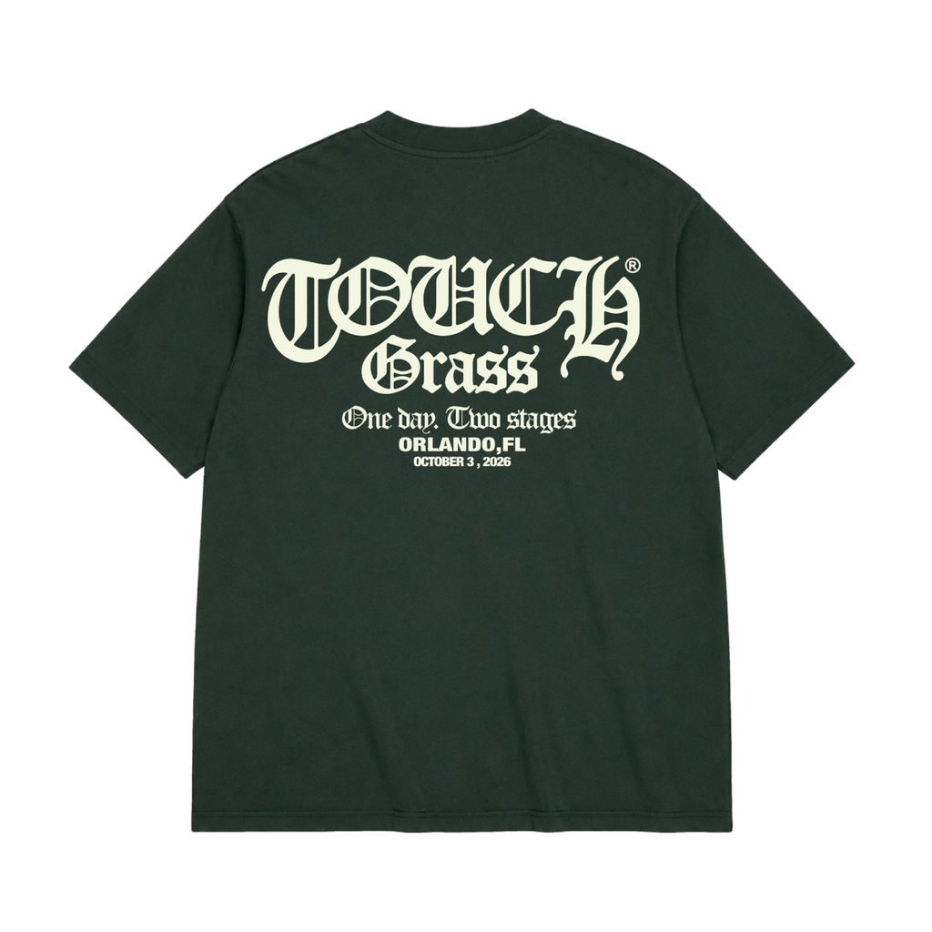 TGMF 26 Old English Moss Green Tee