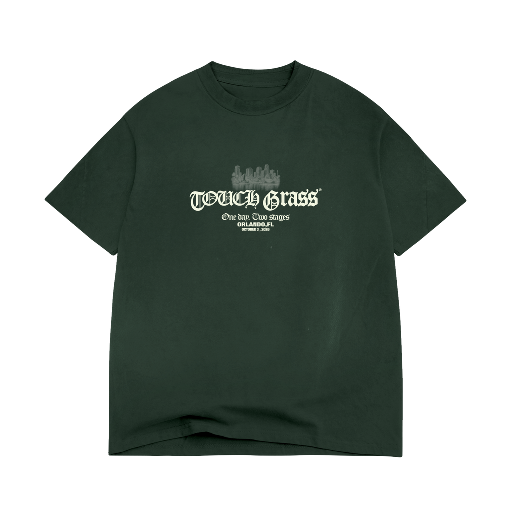 TGMF 26 Old English Moss Green Tee