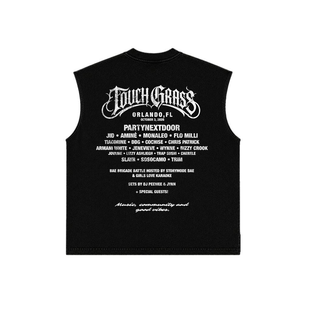 TGMF World Black 26 Lineup Muscle Tee