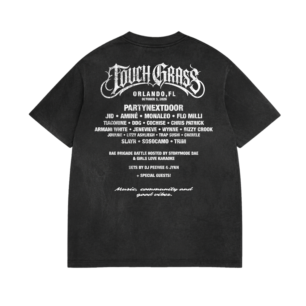TGMF WORLD WASHED BLACK 26 LINEUP TEE