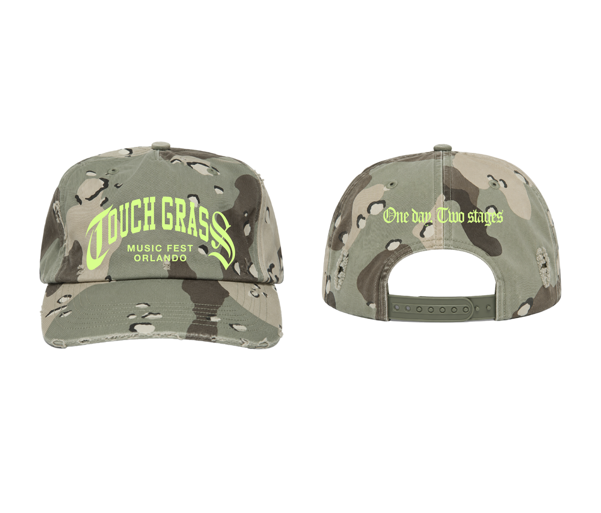 TGMF Arched Crest Camo Dad Hat